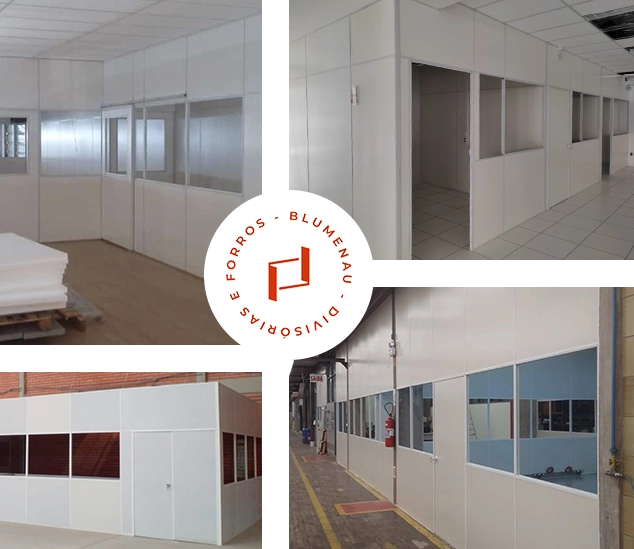 Divisórias de Eucatex em Blumenau e Região 10